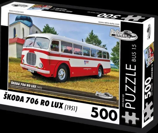 Puzzle BUS no. 15 艩koda 706 RO LUX (1951)