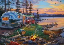 Puzzle Bush: Camping Idyll am See