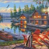 Puzzle Bush: Seeufer am Loon Lake, New York