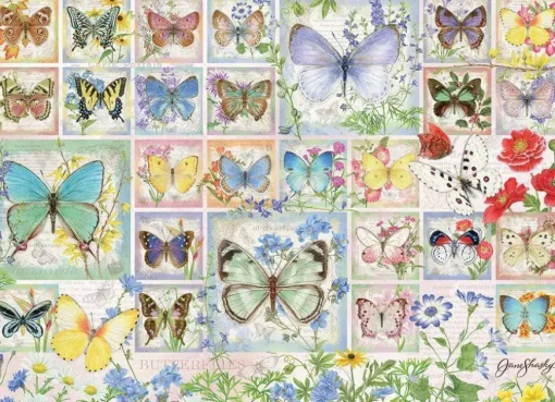 Puzzle Butterfly Tiles 500