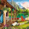 Puzzle Cabin in the Mountains 500