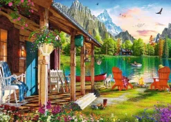 Puzzle Cabin in the Mountains 500