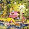 Puzzle Camping des Fées avec des Amis de la Forêt
