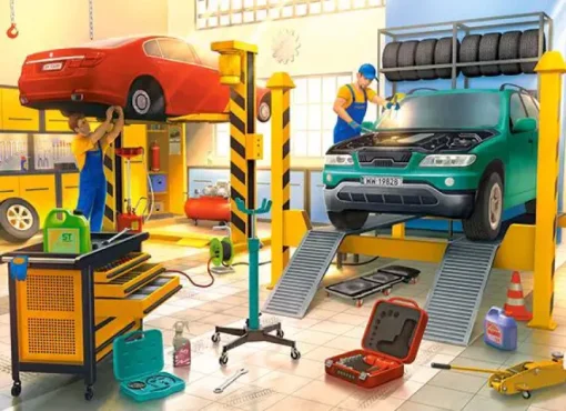 Puzzle Car Workshop 100 pieces