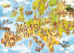 Puzzle Cartoon Collection - Map of Europe