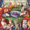 Puzzle Cats on Sofa 1500