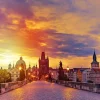 Puzzle Charles Bridge at Sunset, Prague