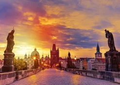 Puzzle Charles Bridge at Sunset, Prague