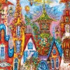 Puzzle Charming Village: Blue Gate