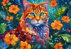 Puzzle Chat Mosaïque