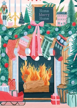 Puzzle Christmas Fireplace