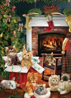 Puzzle Christmas Kittens