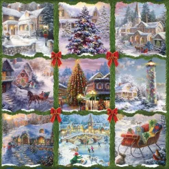 Puzzle Christmas Nine Patch