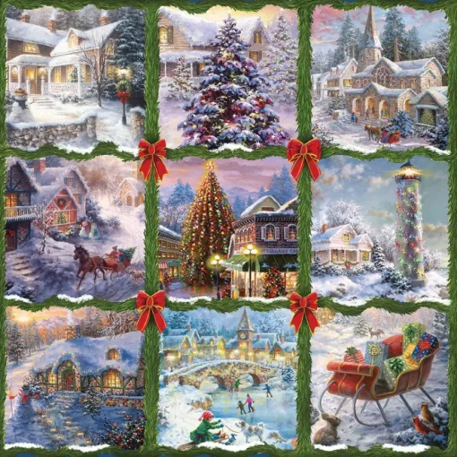 Puzzle Christmas Nine Patch