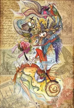 Puzzle Circassian Girl Traveling