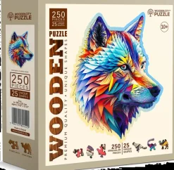 Puzzle Classy Wolf wooden