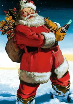 Puzzle Coca-Cola: Santa in the snow