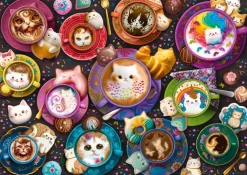 Puzzle Coffee art kittens
