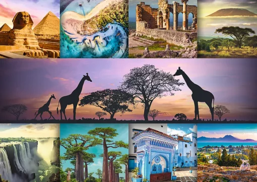 Puzzle Collage: Africa