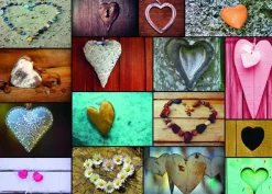 Puzzle Collage Coeurs 500