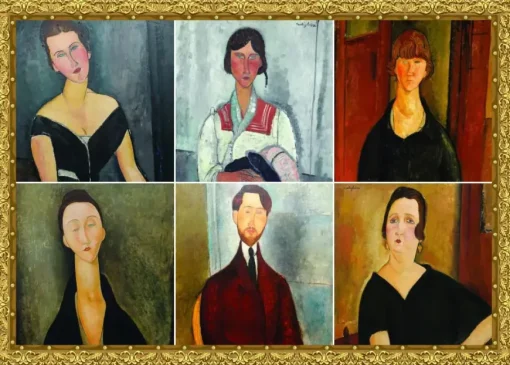 Puzzle Collage Modigliani