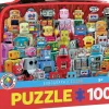 Puzzle Collection Lunch Bag With Puzzle Robots