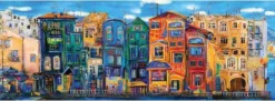 Puzzle Color Town panorama
