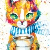 Puzzle Colorful Cat