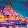 Puzzle Colorful night over Lofoten Islands
