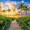 Puzzle Colorful Sunrise in Miami, USA