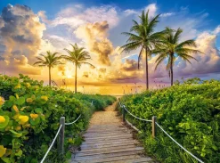 Puzzle Colorful Sunrise in Miami, USA