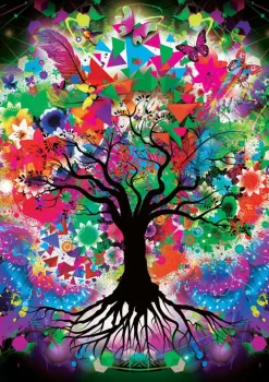 Puzzle Colorful Tree