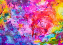 Puzzle Colourful Abstract Oil Painting