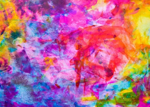 Puzzle Colourful Abstract Oil Painting