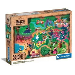 Puzzle Compact Disney Maps Alice