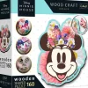 Puzzle Contour Stylish Minnie Mouse wooden 160