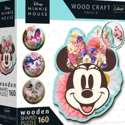 Puzzle Contour Stylish Minnie Mouse wooden 160