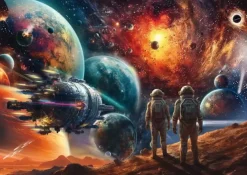 Puzzle Cosmic Colours: A Journey Into Space