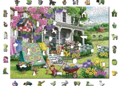 Puzzle Countryside Garden wooden