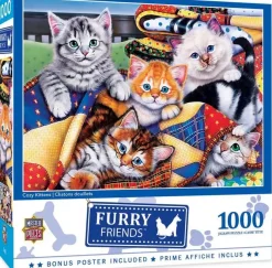 Puzzle Cozy Cats 1000