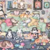 Puzzle Crazy Cats Christmas Crackers