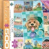 Puzzle Cute dogs collage XL