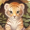 Puzzle Cute Tiger
