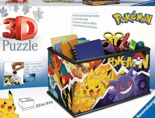 Puzzle 3D puzzle úlo啪ný box: Pokemon 216 dielikov