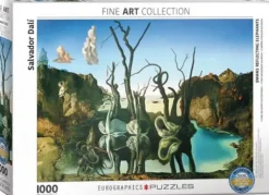 Puzzle Dali: Swans Reflecting Elephants