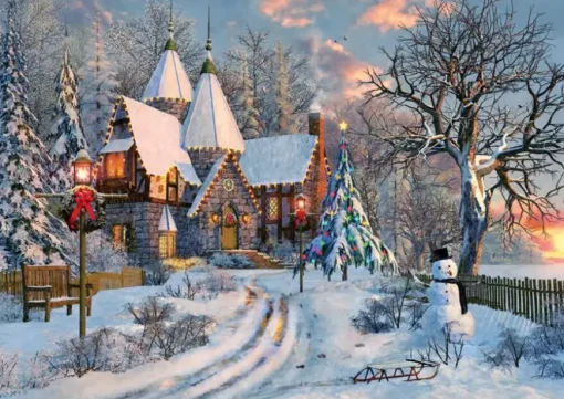 Puzzle Davison: Christmas cottage