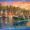 Puzzle Davison: Harbor sunset