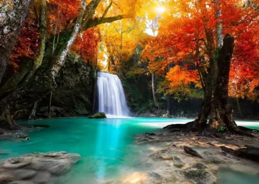 Puzzle Deep Forest Waterfall 1500