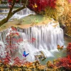 Puzzle Deep Forest Waterfall 2000