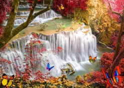 Puzzle Deep Forest Waterfall 2000